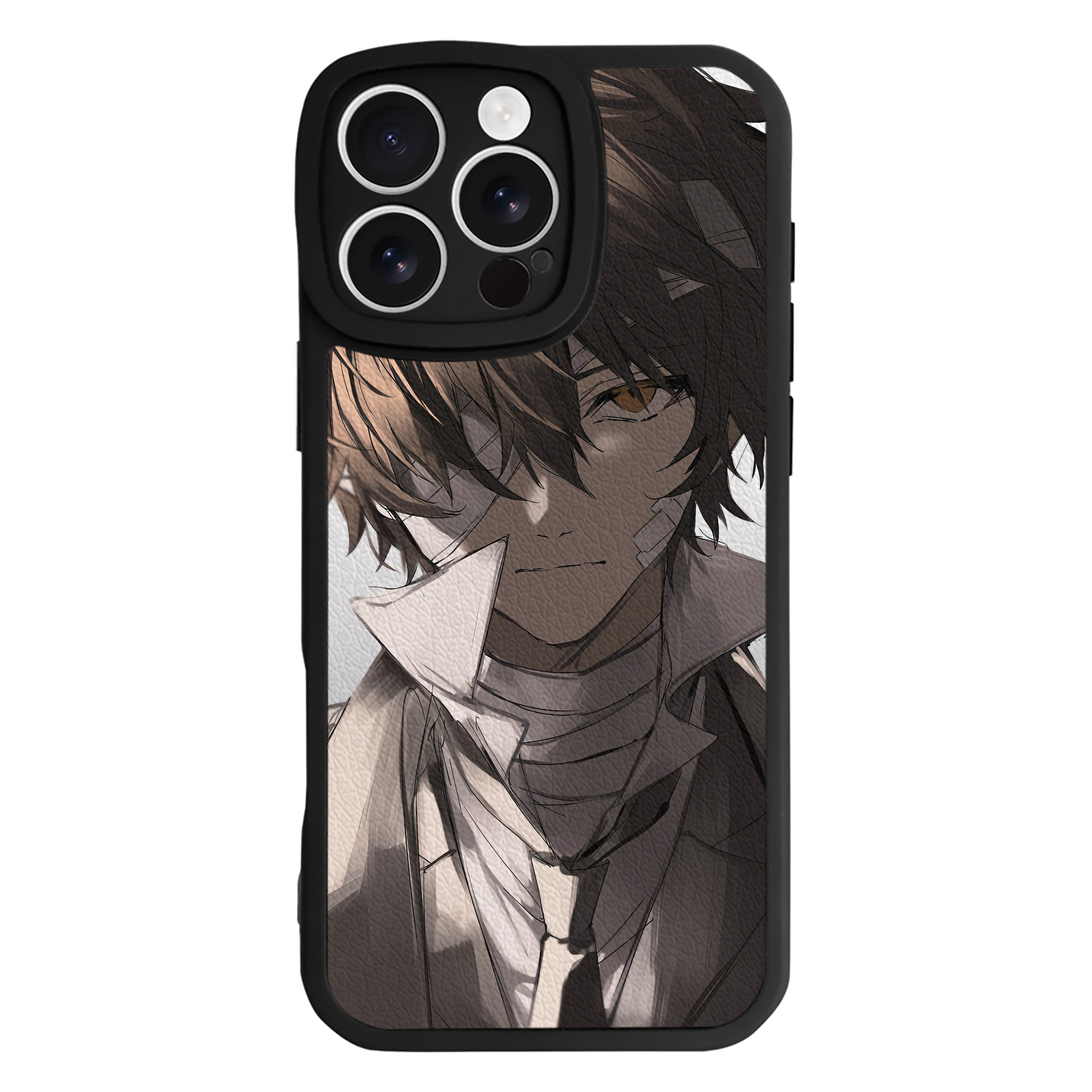 （画像用） 文豪ストレイドッグス Bungo Stray Dogs 【iPhone 16シリーズ対応】シリコンスマホケース（レザー調） 材質：シリコン